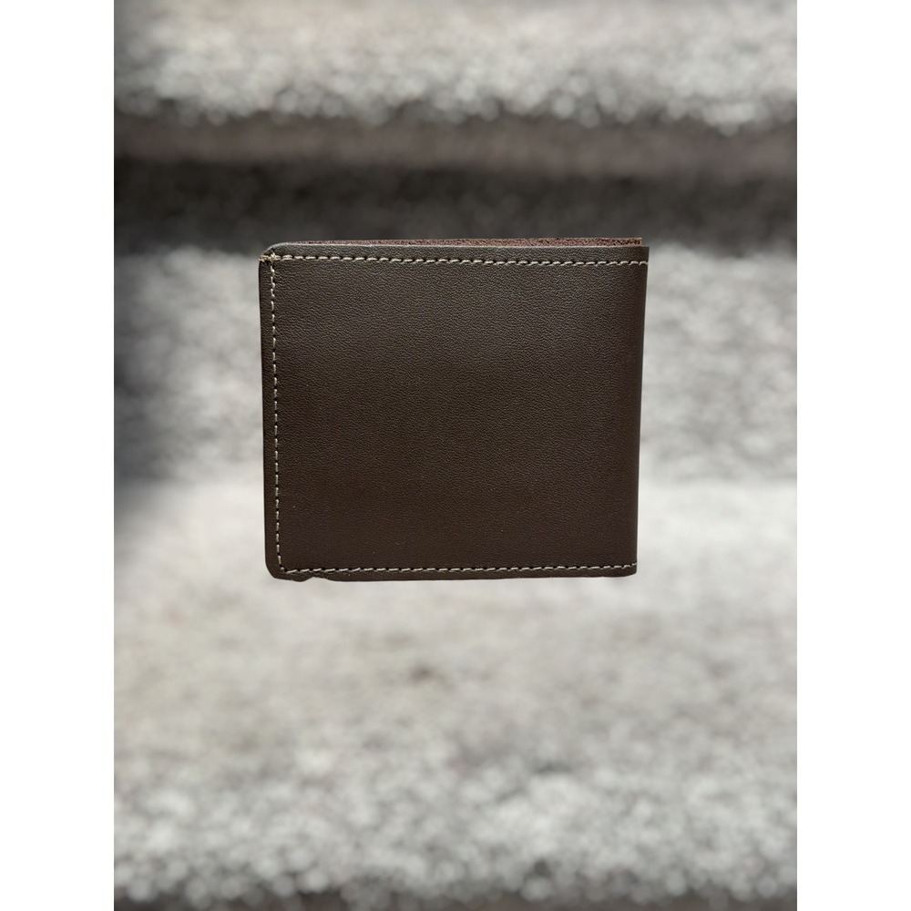 Over Under Traditionalist Genuine Leather Bi-Fold Wallet Brown Made in USA Men - Picture 2 of 8